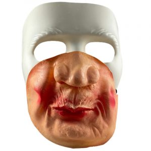 Máscara de Goma Media Cara Diseño Beso
