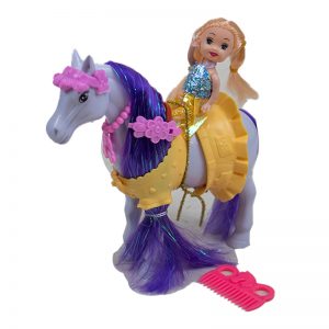 Pony con Princesa en Bolsa