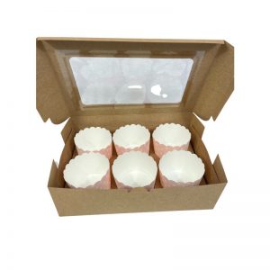 Caja para Cupcake para 6 Unidades