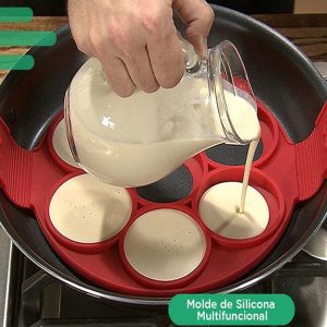 Molde de Silicona para Pancakes x7